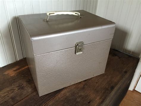 vintage metal file box ebay|walmart metal file boxes.